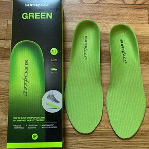 Superfeet Premium Insole Green D Orthotics Arch Support